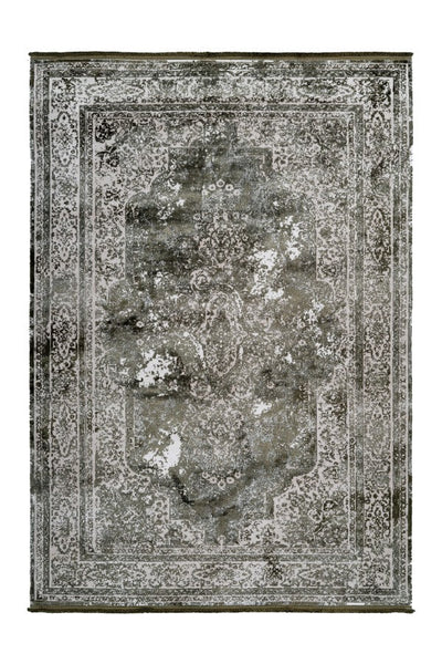 Pierre Cardin - Elysee 902 Green Transitional Faded Rug - Lalee Designer Rugs