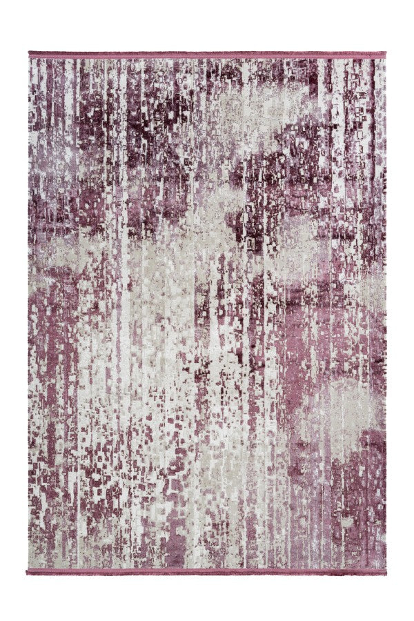 Pierre Cardin - Elysee 903 Lilac Textured Modern Rug - Lalee Designer Rugs