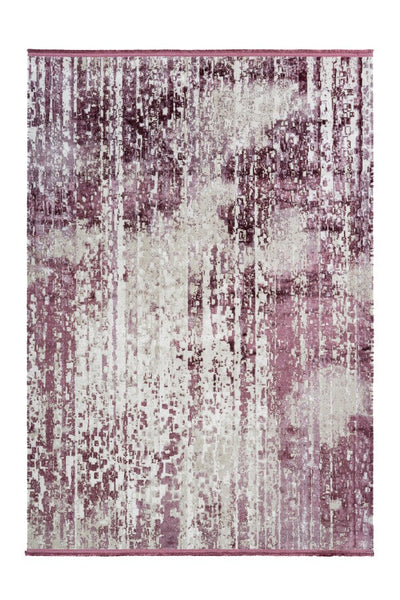 Pierre Cardin - Elysee 903 Lilac Textured Modern Rug - Lalee Designer Rugs