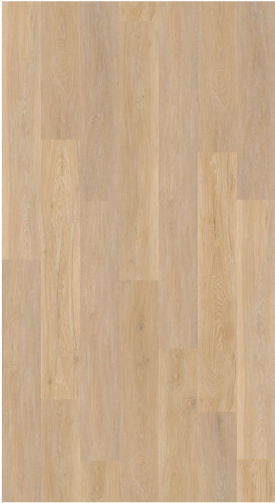 Definitive Hybrid Flooring - Milky White - 100% Waterproof, 0.55mm Wear layer, Textured Feel, 228x1524x8.5(7mm + 1.5mm IXPE)