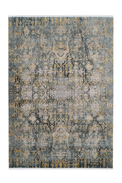 Pierre Cardin - Orsay 700 High Quality Grey Yellow Rug - Lalee Designer Rugs