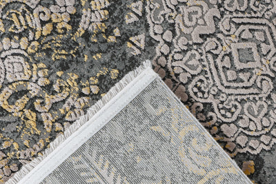 Pierre Cardin - Orsay 700 High Quality Grey Yellow Rug - Lalee Designer Rugs