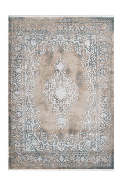 Pierre Cardin - Orsay 701 High Quality Beige Rug With Centre Medallion - Lalee Designer Rugs
