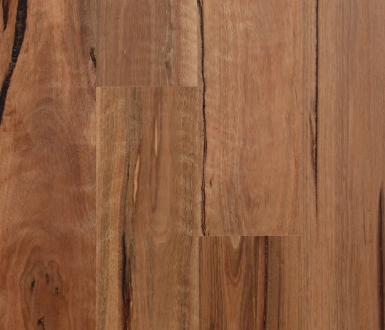 Definitive Native Flooring - Spotted Gum - Hevea core substrate, Rustic, Micro bevel, 136mmx1830mmx13.5mm/3.5mm