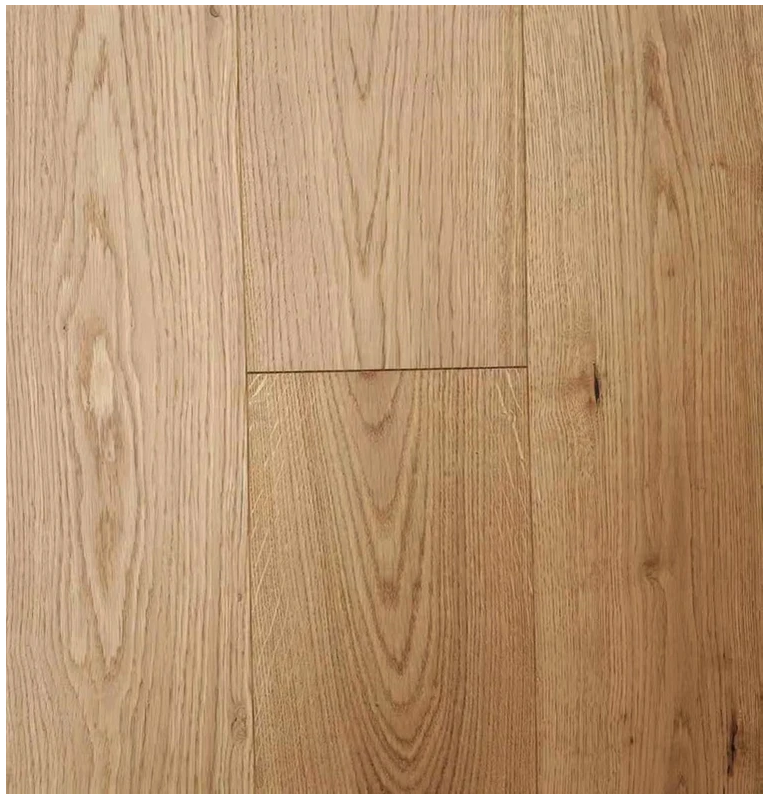 Definitive Oak Flooring - Natural - Prefinished European Oak, UV Cured Water Based Matte Finish, ABCD Grade, 189mmx1860mmx14/3mm